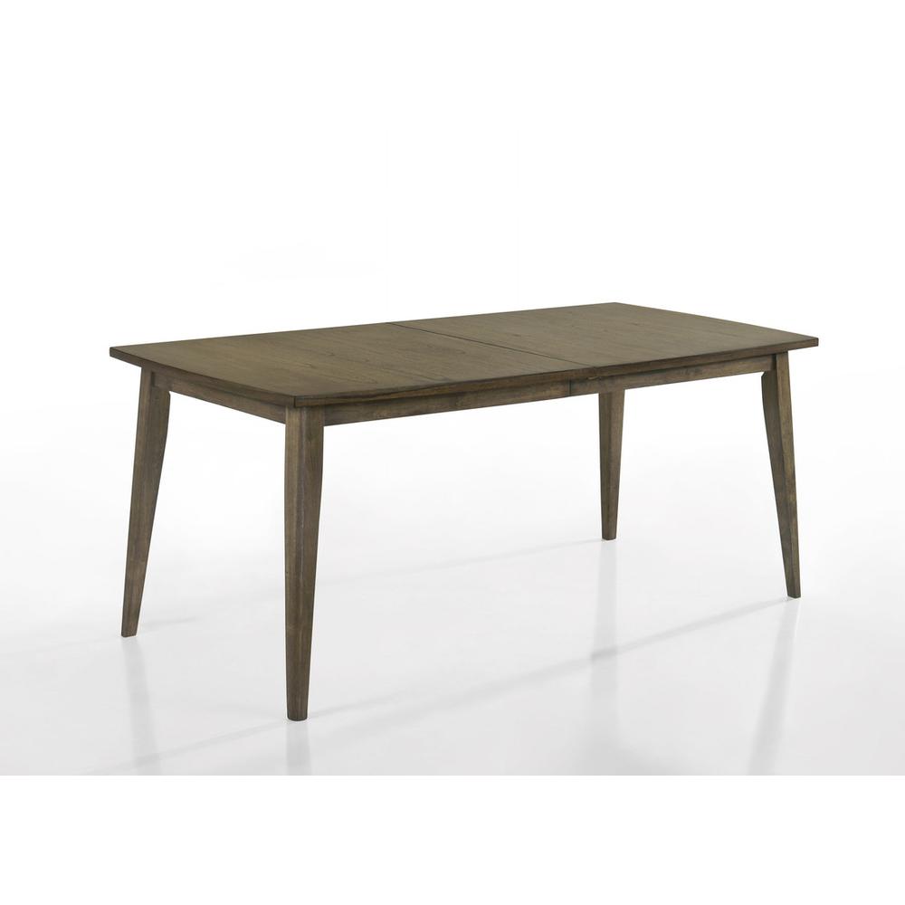 Bistro Vintage Walnut 72" Wide Contemporary Rectangle Dining Table. Picture 2