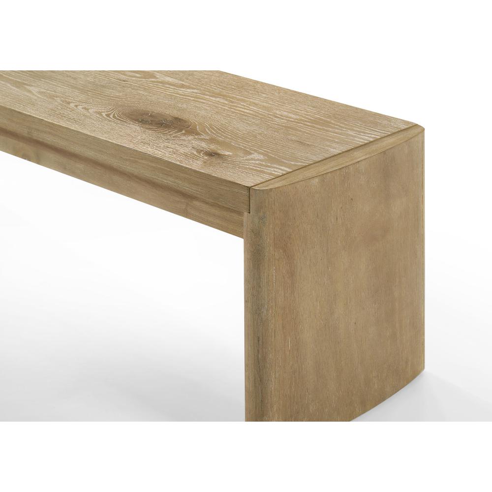 Magnus Wooden Oak Finish 50.5" Wide Dining Bench. Picture 3