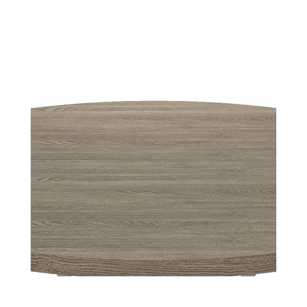 Tannen 59"W Round White and Gray Dining Table. Picture 2