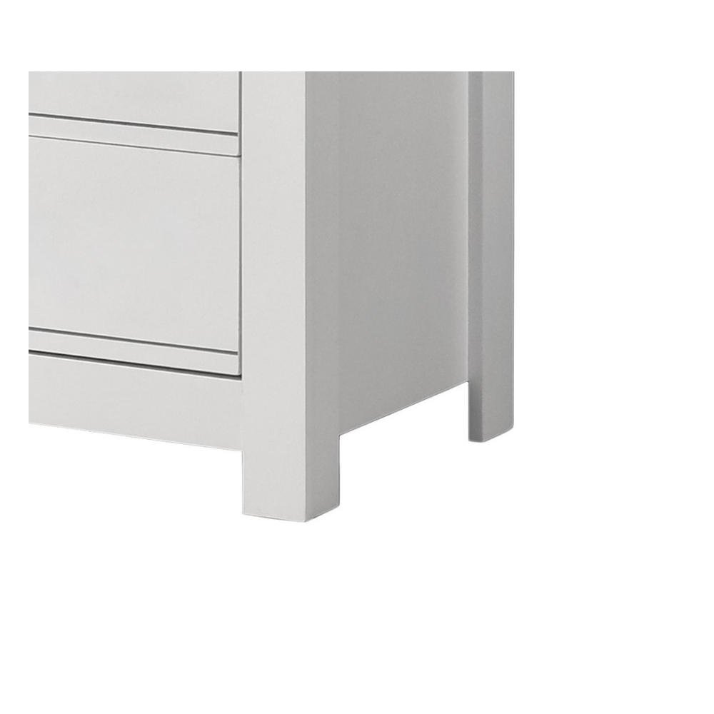 Cassini White 5-Drawer Chest. Picture 5