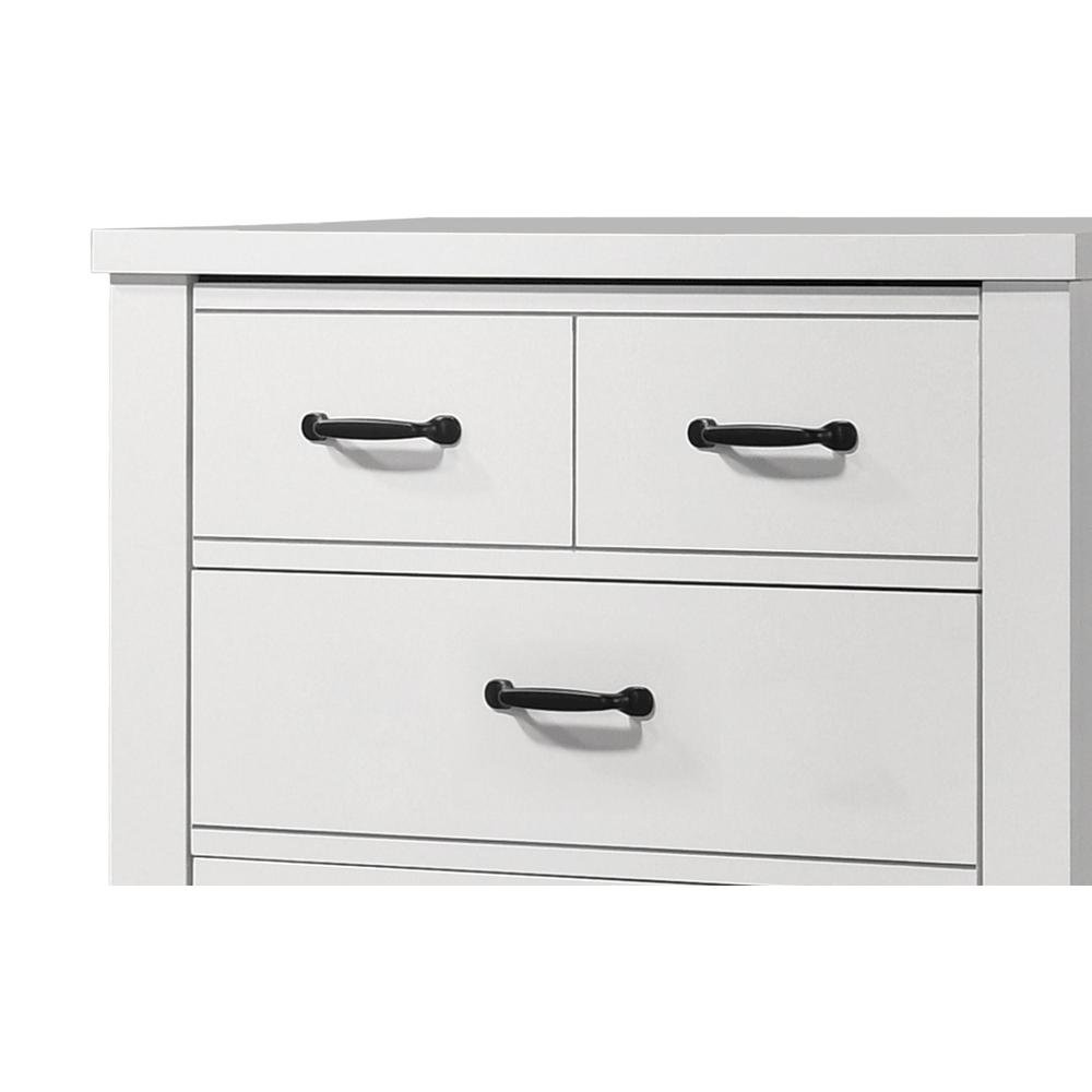 Cassini White 5-Drawer Chest. Picture 2