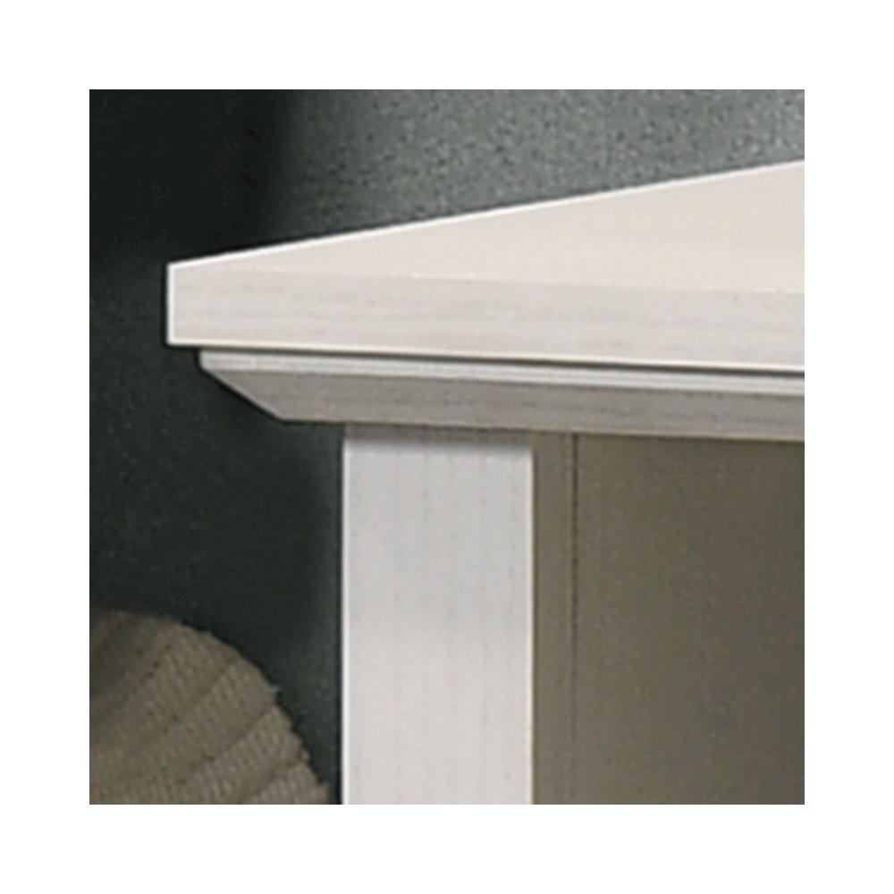 Elara 22"W White 2-Drawer Nightstand Bedside Table with USB charging  Ports. Picture 3