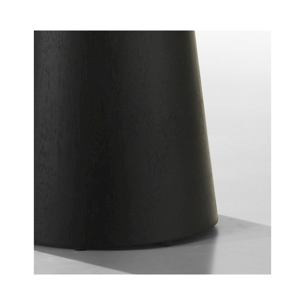 Jasper Ebony Black 22" Round End Table. Picture 2