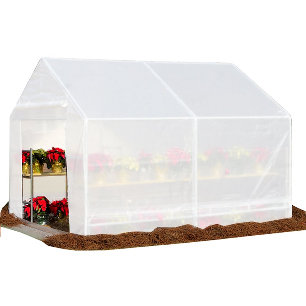 King Canopy 10-Feet by 10-Feet Greenhouse Replacement Cover, 180gsm Translucent. Picture 7