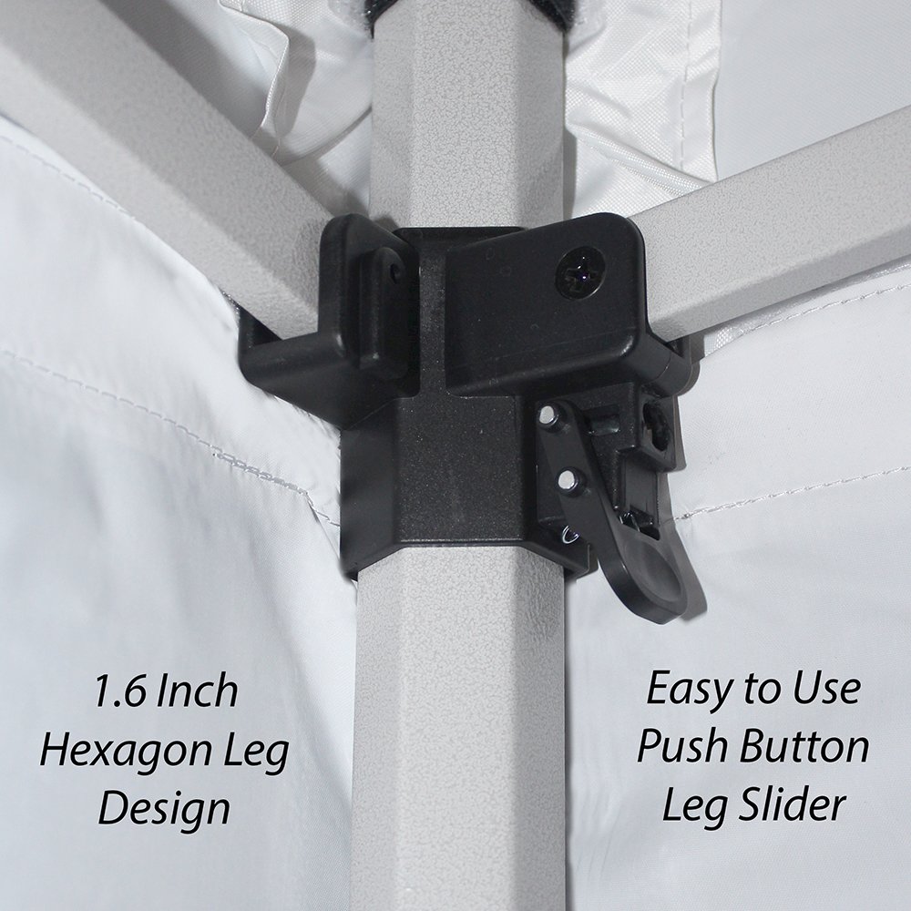 10-Feet Commerical Instant Pop up Canopy with Weight Bags, Guy Ropes and Stakes. Picture 7