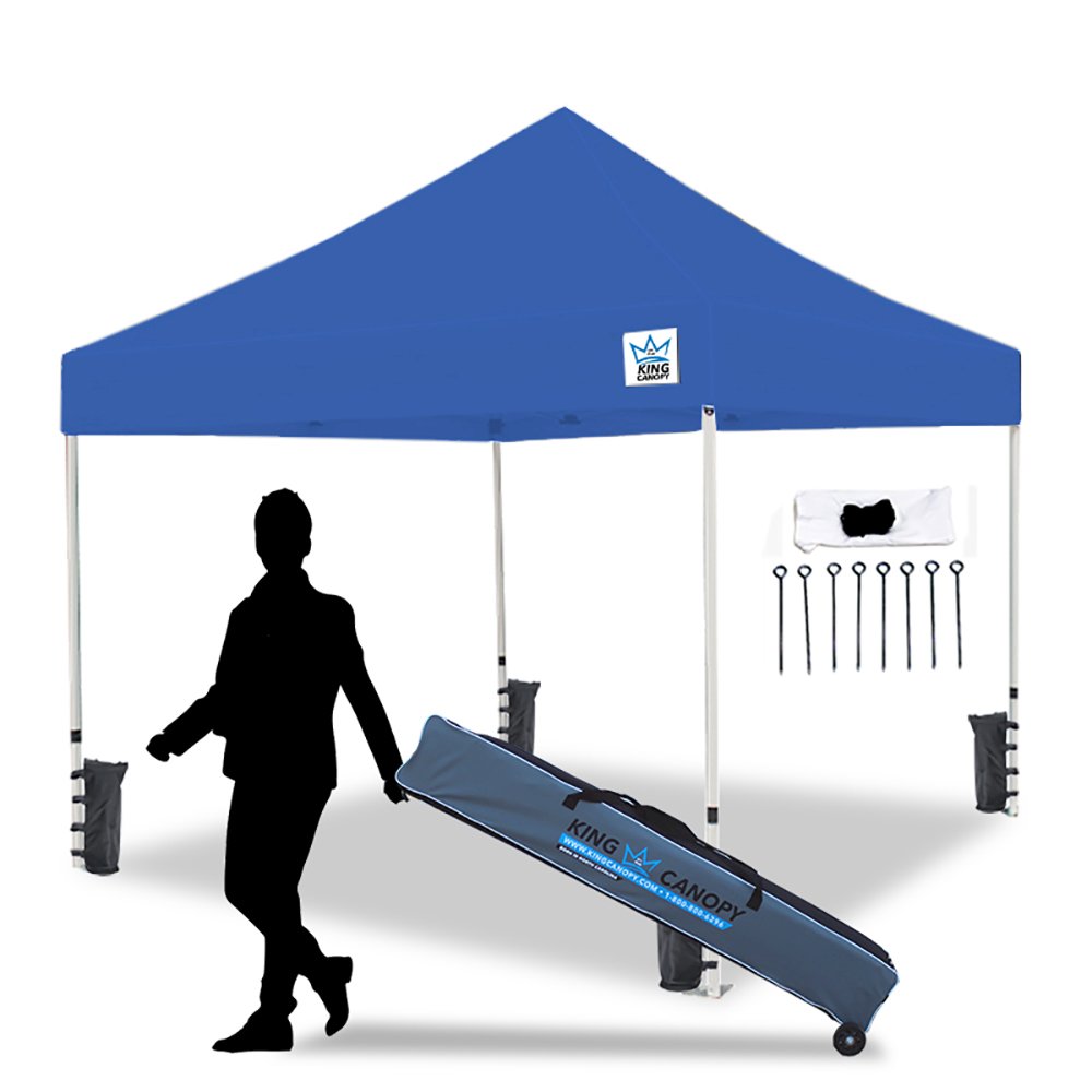 10-Feet Commerical Instant Pop up Canopy with Weight Bags, Guy Ropes and Stakes. Picture 10