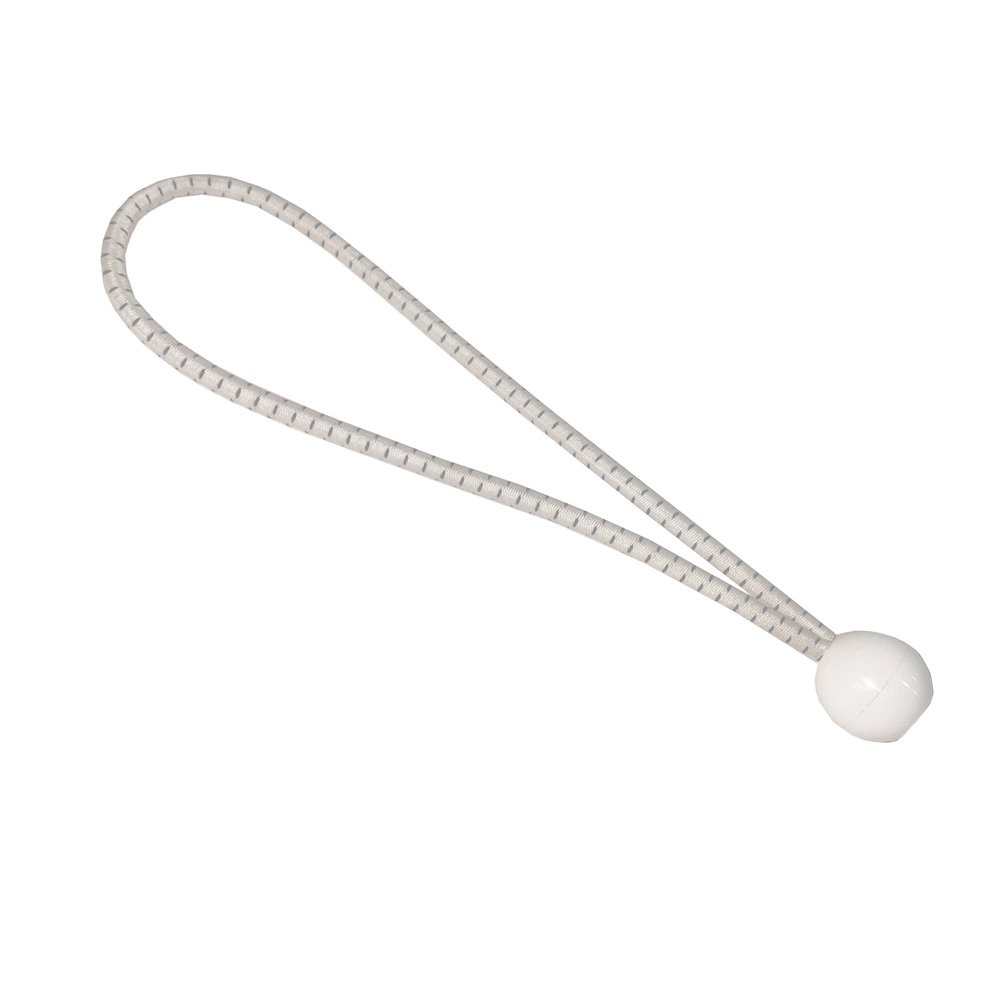 King Canopy 8-Inch Ball Bungees, 50-piece, White, BALLW-50. Picture 1