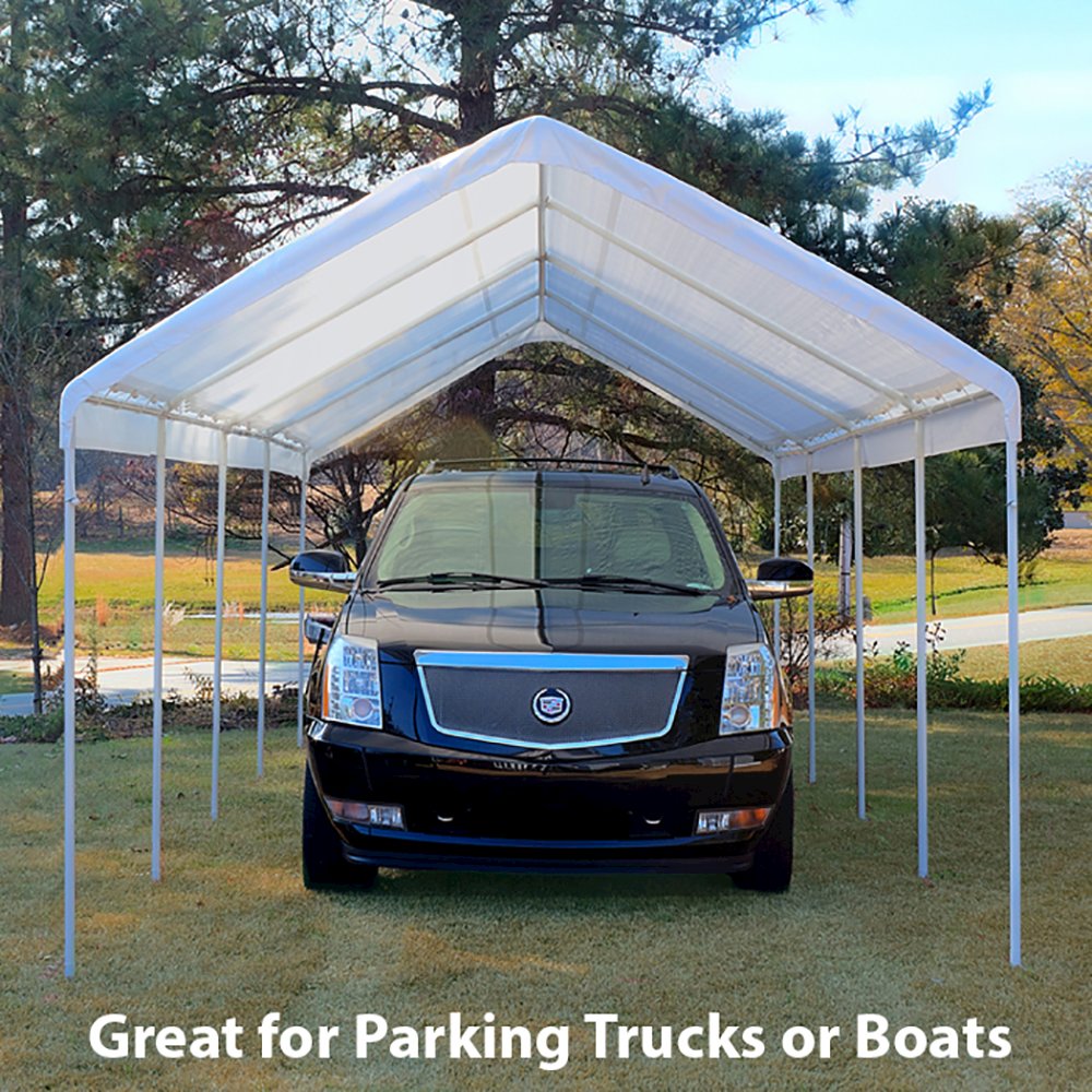 King Canopy Universal Canopy 10-Feet by 27-Feet, 1 3/8-Inch Steel Frame, 10 Leg. Picture 6