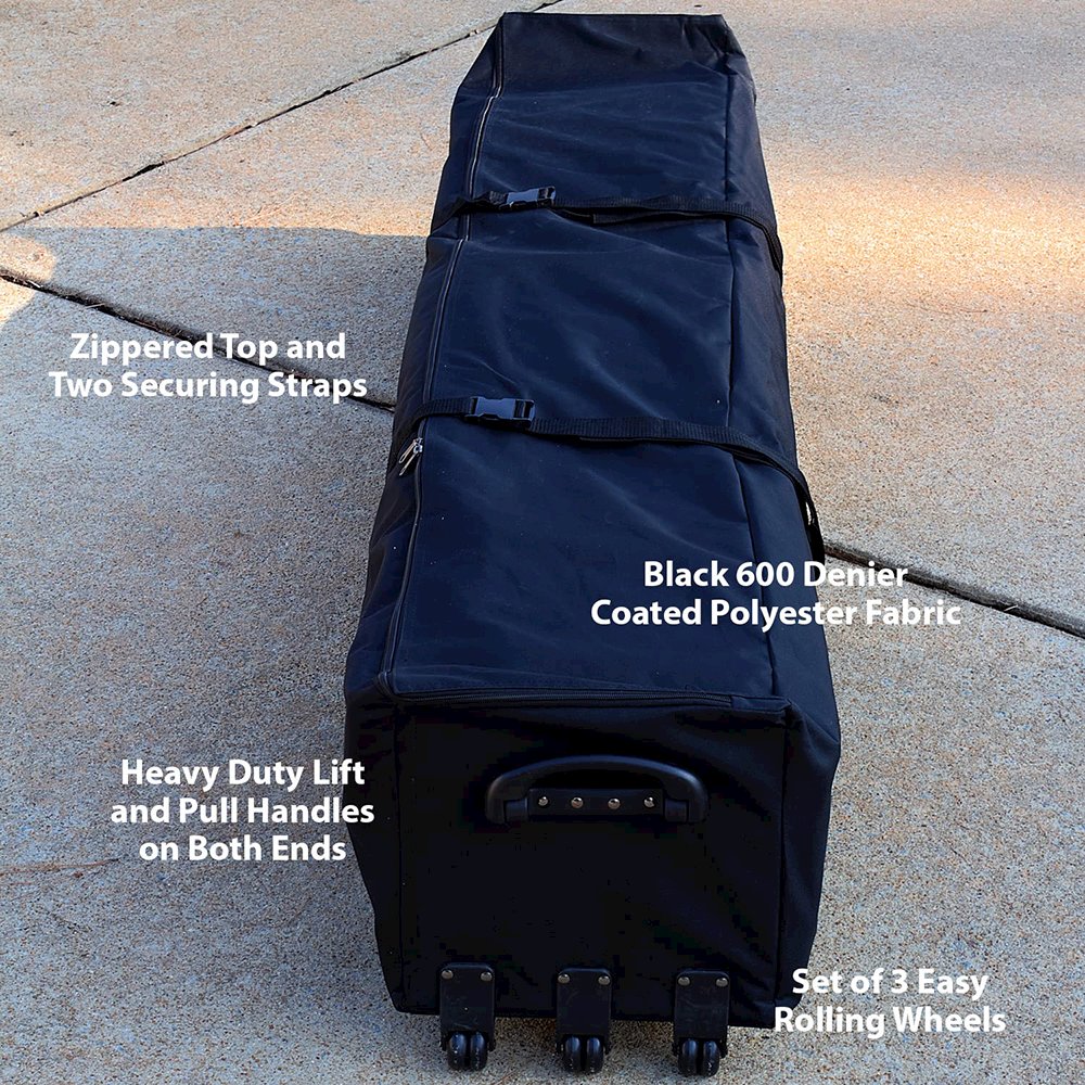 King Canopy 80-inch Canopy Roller Bag, Black w/wheels and handles,CRB80. Picture 1