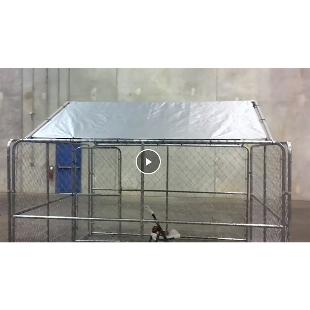 King Canopy Kennel Cover 10-Feet by 10-Feet, 1 3/8-Inch Steel Frame. Picture 10