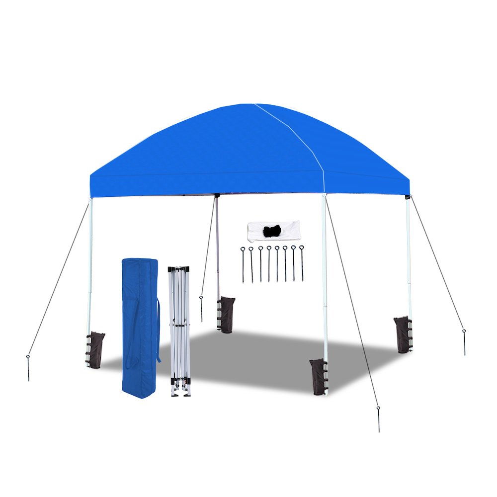 8-Feet by 8-Feet Instant Pop up Canopy with Weight Bags,Guy Ropes and Stakes. Picture 5