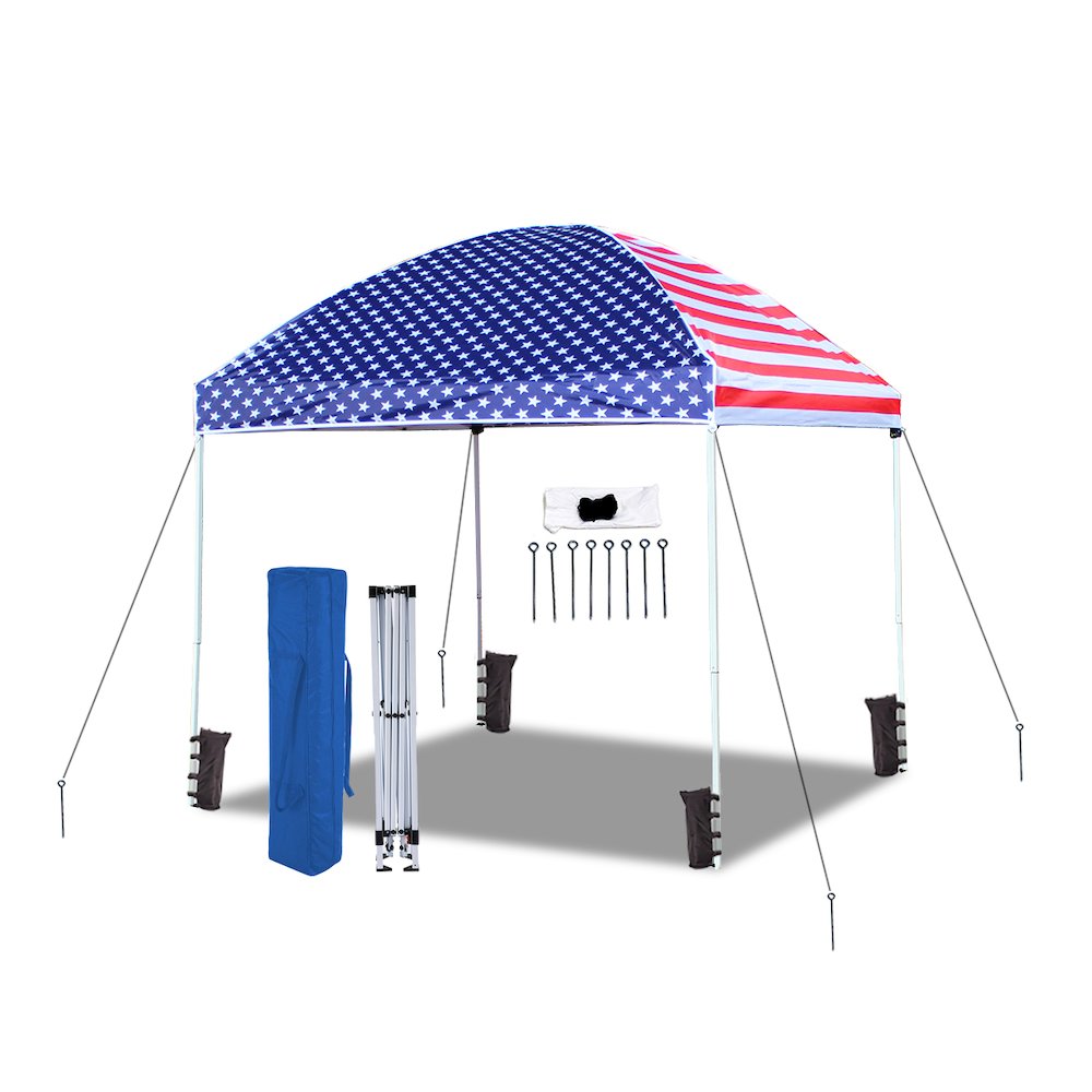 8-Feet by 8-Feet Instant Pop up Canopy with Weight Bags. Picture 6
