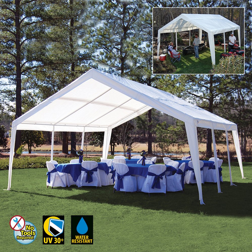 12 ft x 20 ft/20 ft x 20 ft Expandable Canopy. Picture 1
