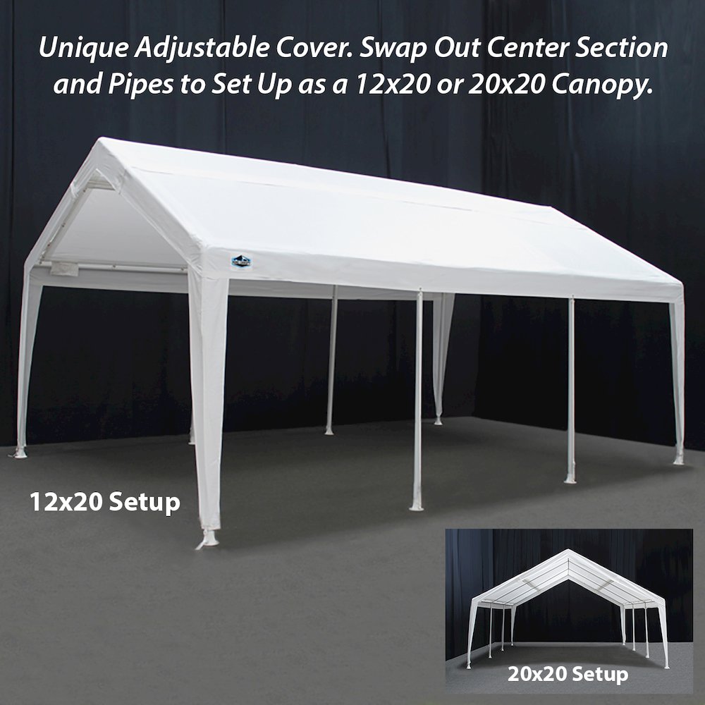 12 ft x 20 ft/20 ft x 20 ft Expandable Canopy. Picture 3