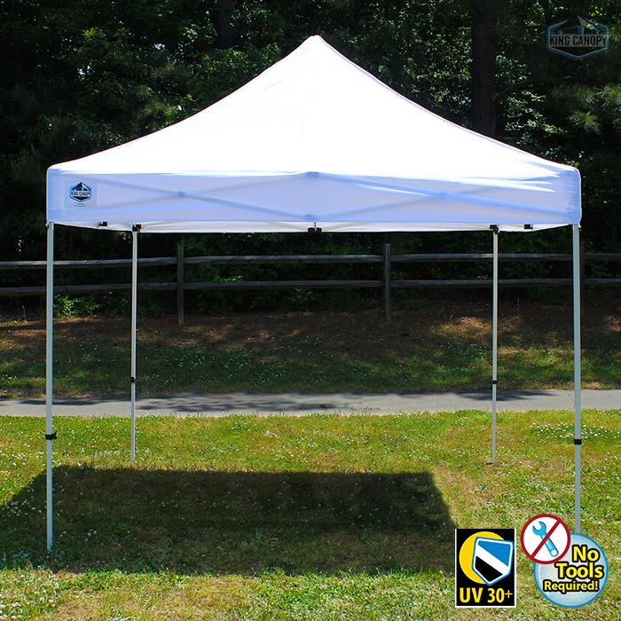 FESTIVAL 10X10 Instant Pop Up Tent w/ WHITE Cover. Picture 1