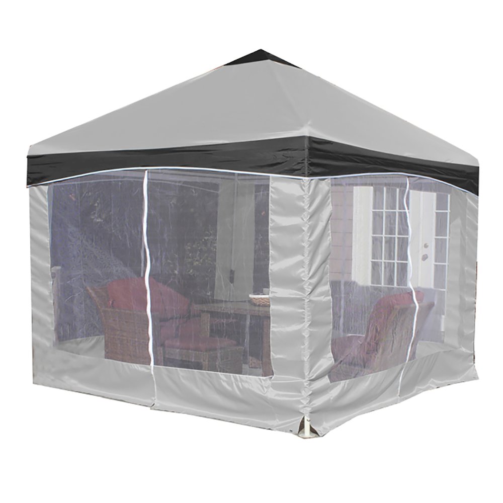 King Canopy Garden Party Backyard Gazebo 10-Feet by 10-Feet, 4-Leg, Stone Garden. Picture 1