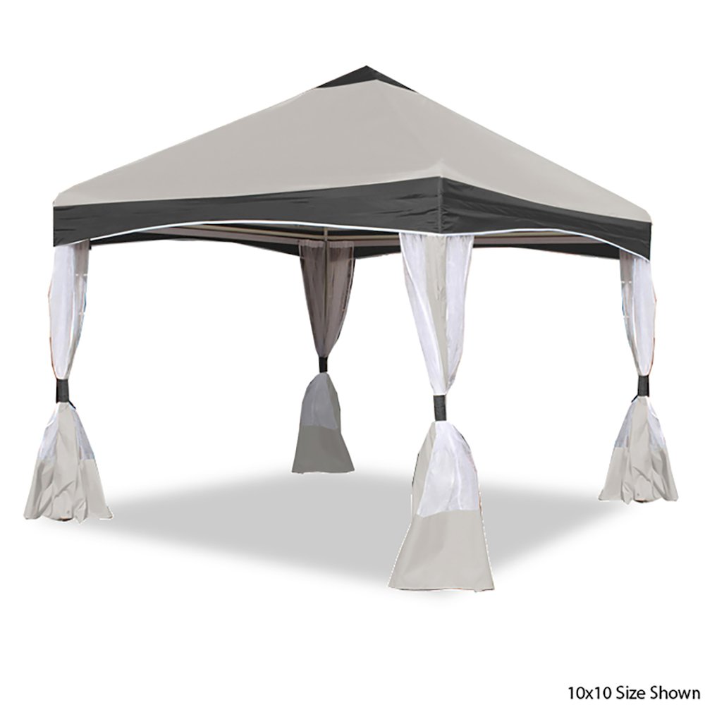 King Canopy Garden Party Backyard Gazebo 13-Feet by 13-Feet, 4-Leg, Stone Garden. Picture 9