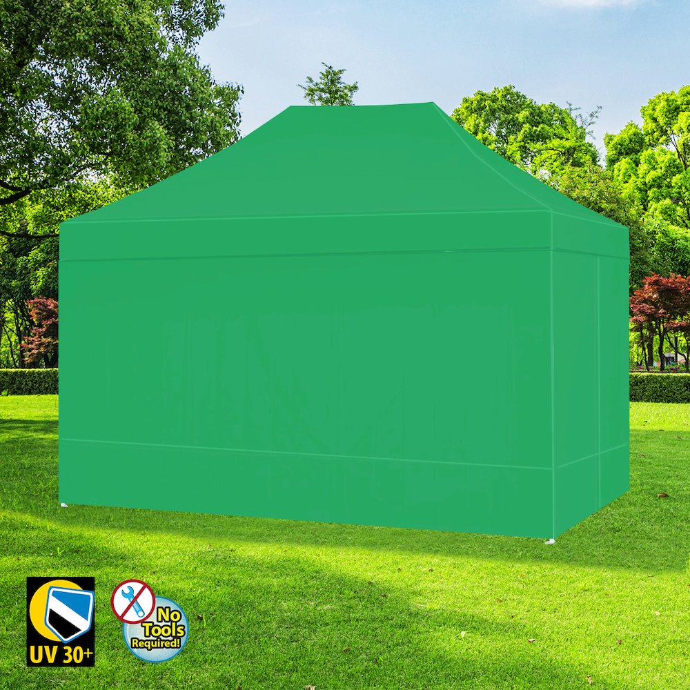 Universal Instant 10x15 - 4 Pack Side Walls Green. Picture 6