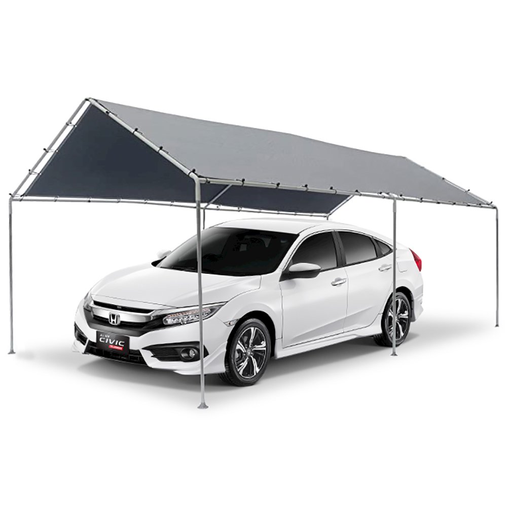King Canopy Shade King 10-Feet by 20-Feet, 1 3/8-Inch Steel Frame, 6-Leg, Grey. Picture 6