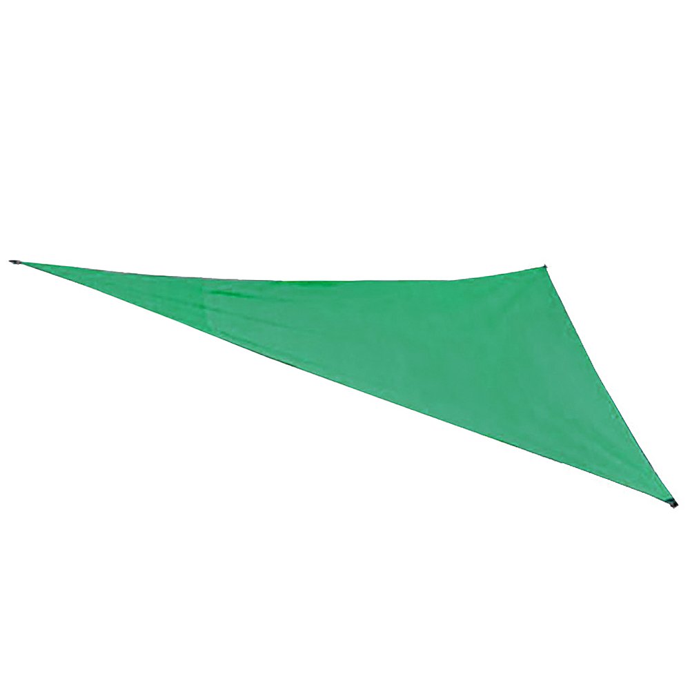 King Canopy 10-Feet Triangle Sun Shade Sail, Woven Fabric, Green. Picture 1