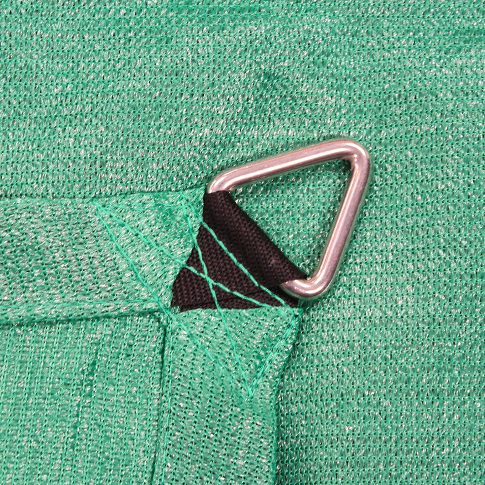King Canopy 10-Feet Triangle Sun Shade Sail, Woven Fabric, Green. Picture 4