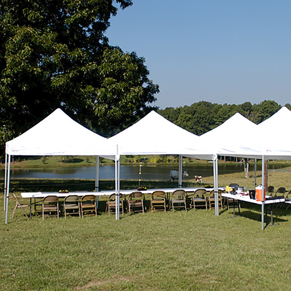 King Canopy 10-Feeet Rain Gutter for Instant Pop-up, 10 Ball Bungees, White. Picture 6