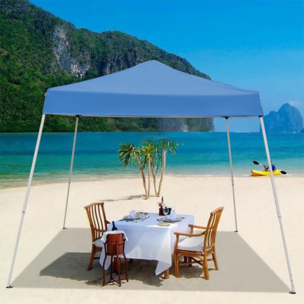 King Canopy Slant leg 10-Feet by 10-Feet Instant Pop Up Tent, Blue, SLANT10-BL. Picture 6