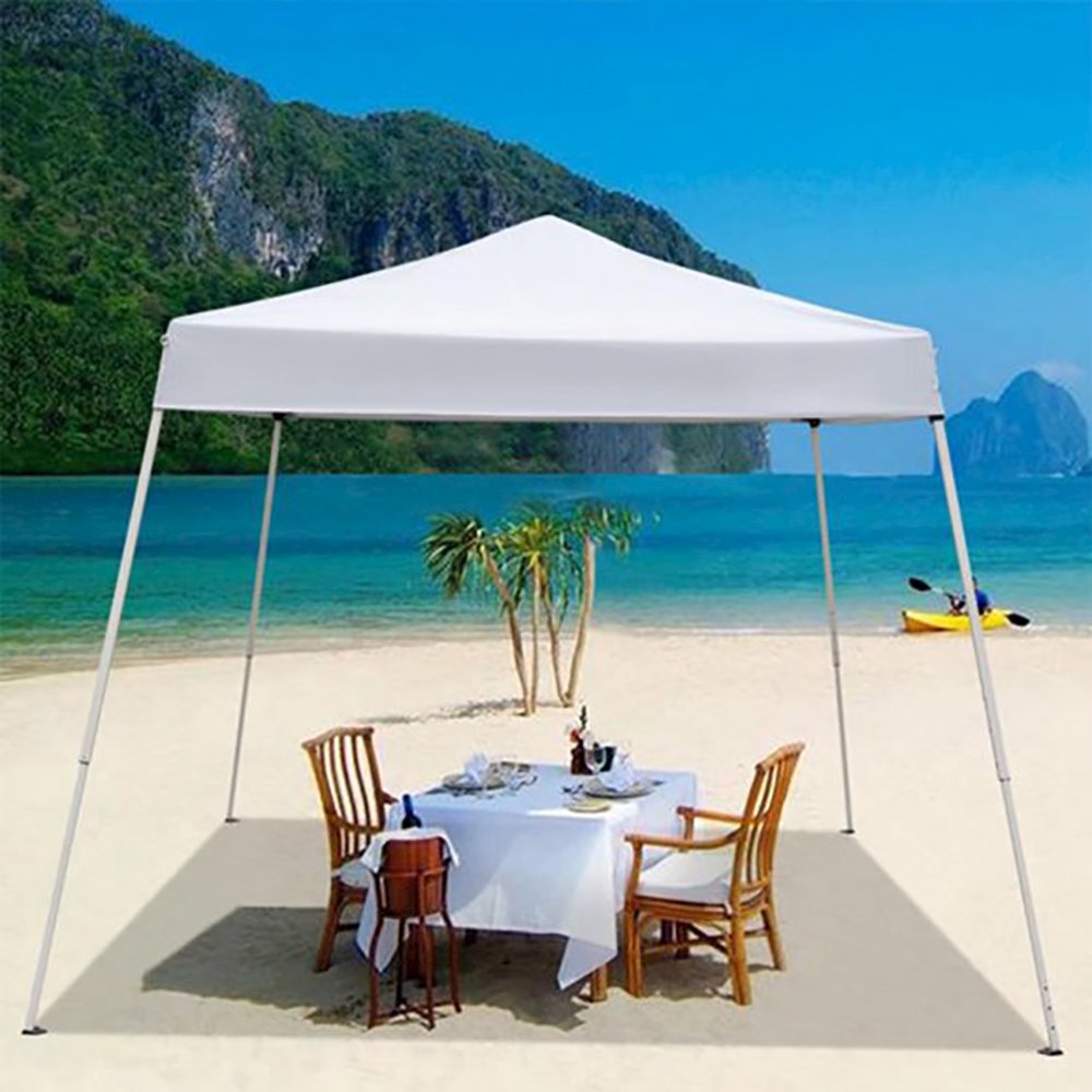 King Canopy Slant leg 10-Feet by 10-Feet Instant Pop Up Tent, White, SLANT10-WH. Picture 7