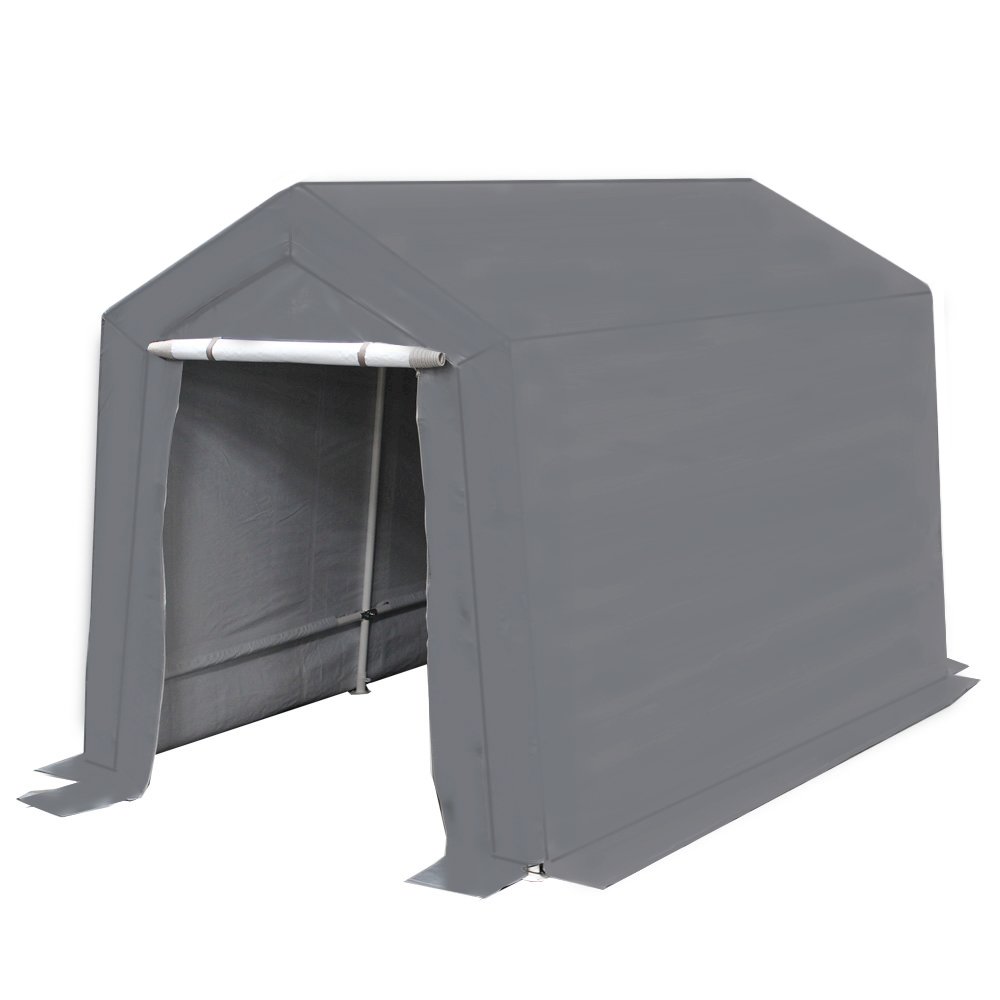 King Canopy Storage Shed 7-Feet x 12-Feet Fitted Replacment Cover, Grey. Picture 6
