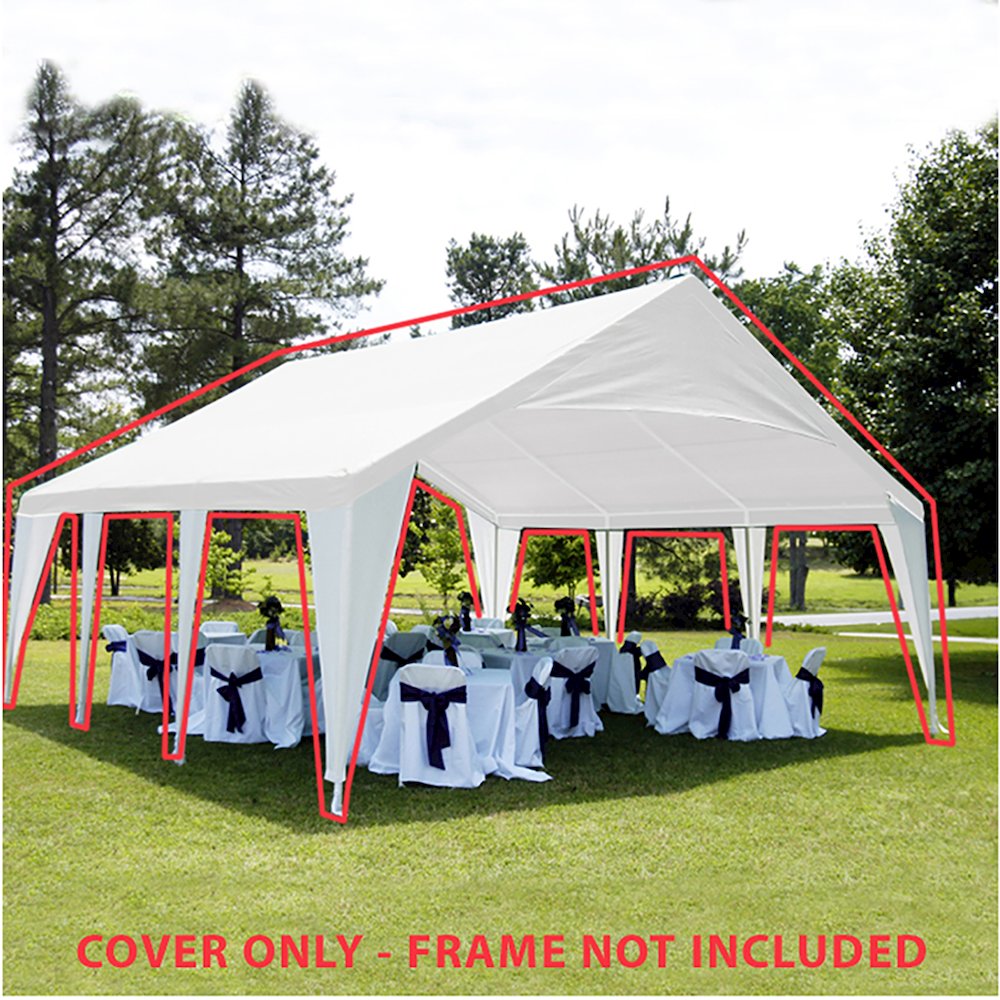 King Canopy Event Tent Replacement Cover, 20-Feet by 20-Feet , White, T2020ETW. Picture 2