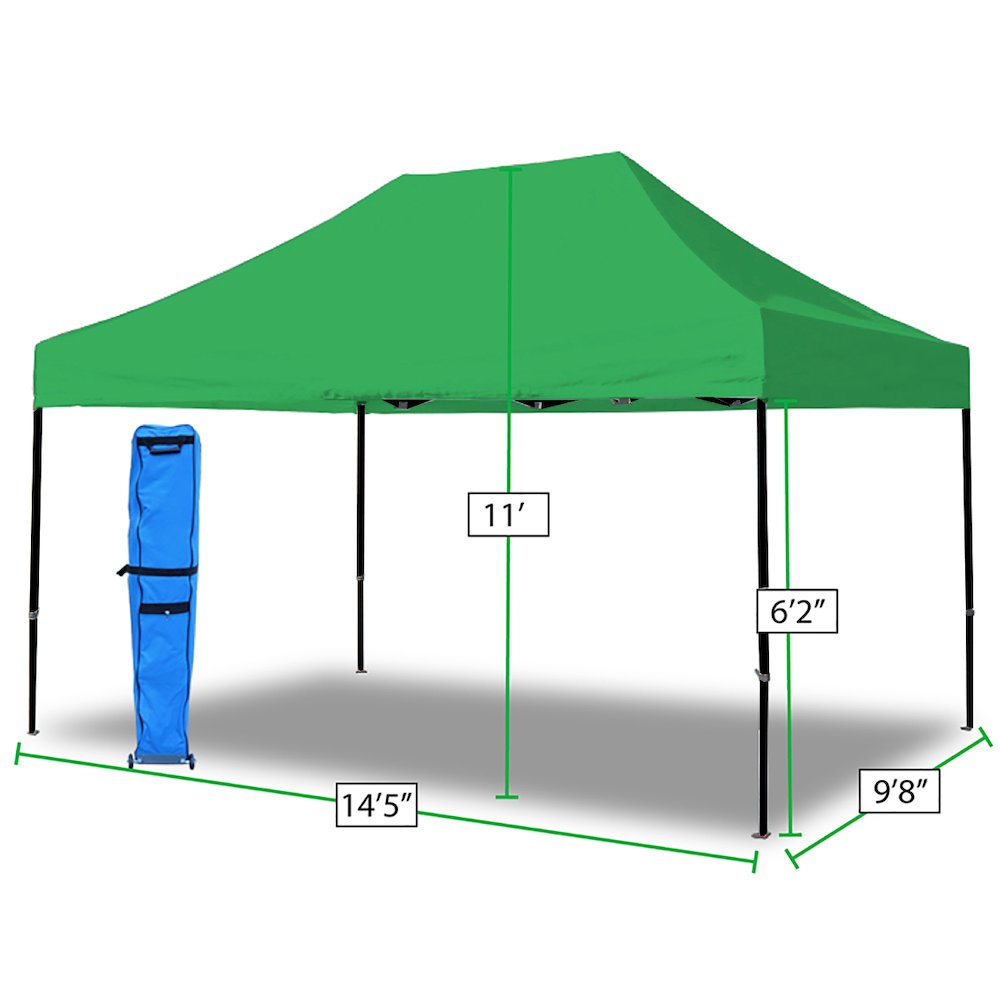 King Canopy Tuff Tent  10x15 ft Instant Pop up Canopy , Green Cover. Picture 6