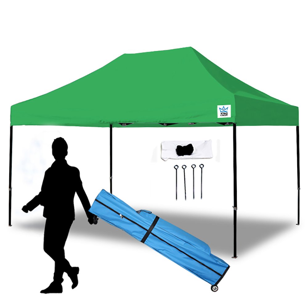 King Canopy Tuff Tent  10x15 ft Instant Pop up Canopy , Green Cover. Picture 7