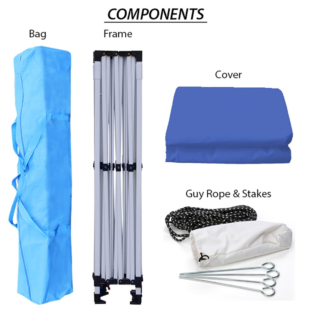 King Canopy Tuff Tent 8x8 ft  Instant Pop up Canopy , Blue. Picture 1