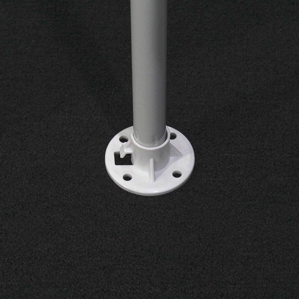 Value King 10-Feet by 20-Feet, 6-leg, 1 1/4-inch Steel Frame, White, VK61020PC. Picture 3