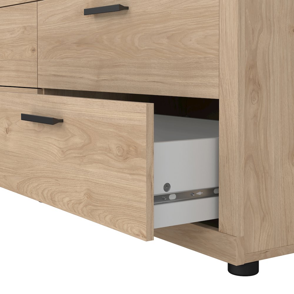 Mira 6 Drawer Double Dresser, Jackson Hickory. Picture 7