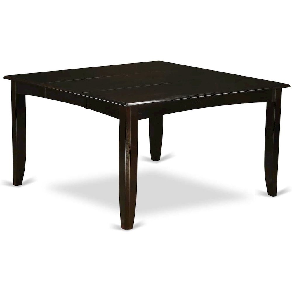 Parfait  Gathering  Dining  Square  54"  Table  with  18"  Butterfly  Leaf  finished  in  Cappuccino. Picture 1