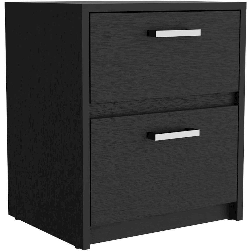 Trivor Nightstand Black MDF. Picture 1