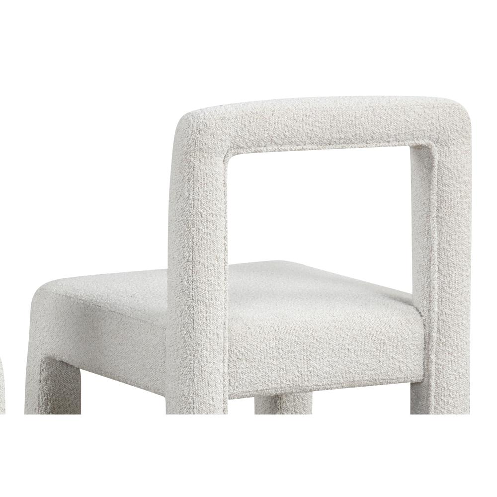 Falconer Cream Fabric Dining Chairs, Set of 2. Picture 1