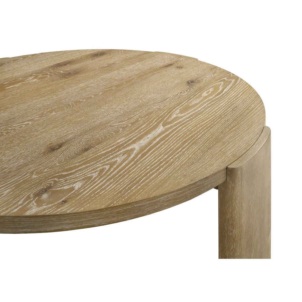 Bristol Mid-Century Round Dining Table, Kepler Driftwood. Picture 2