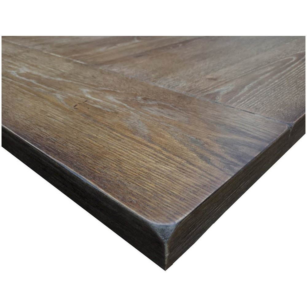 Best Master Ellen Solid Wood Dining Table in Antique Natural Oak. Picture 3