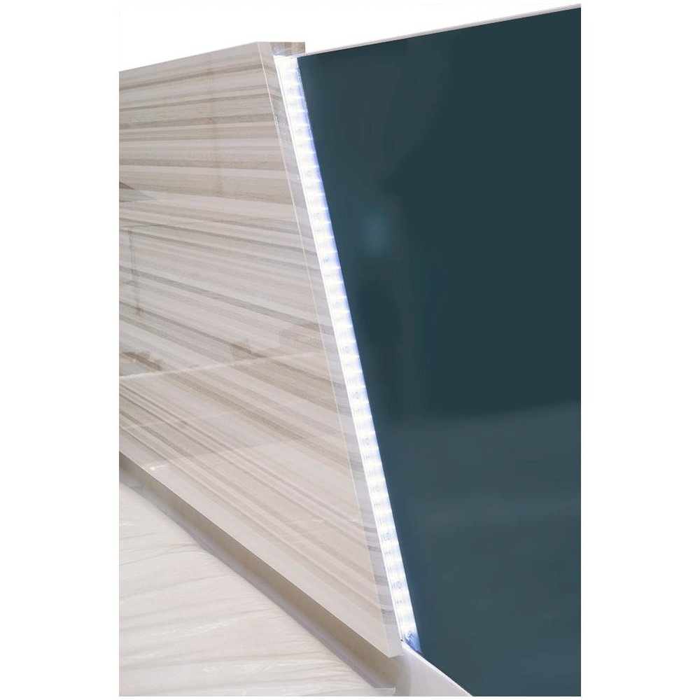 Best Master Manchester 3-Drawer Poplar Wood Bedroom Dresser in Zebra/White. Picture 3