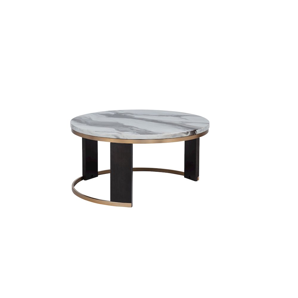 Tvano Coffee Table with Stool 2-Piece Set, Icelandic Ivory. Picture 2