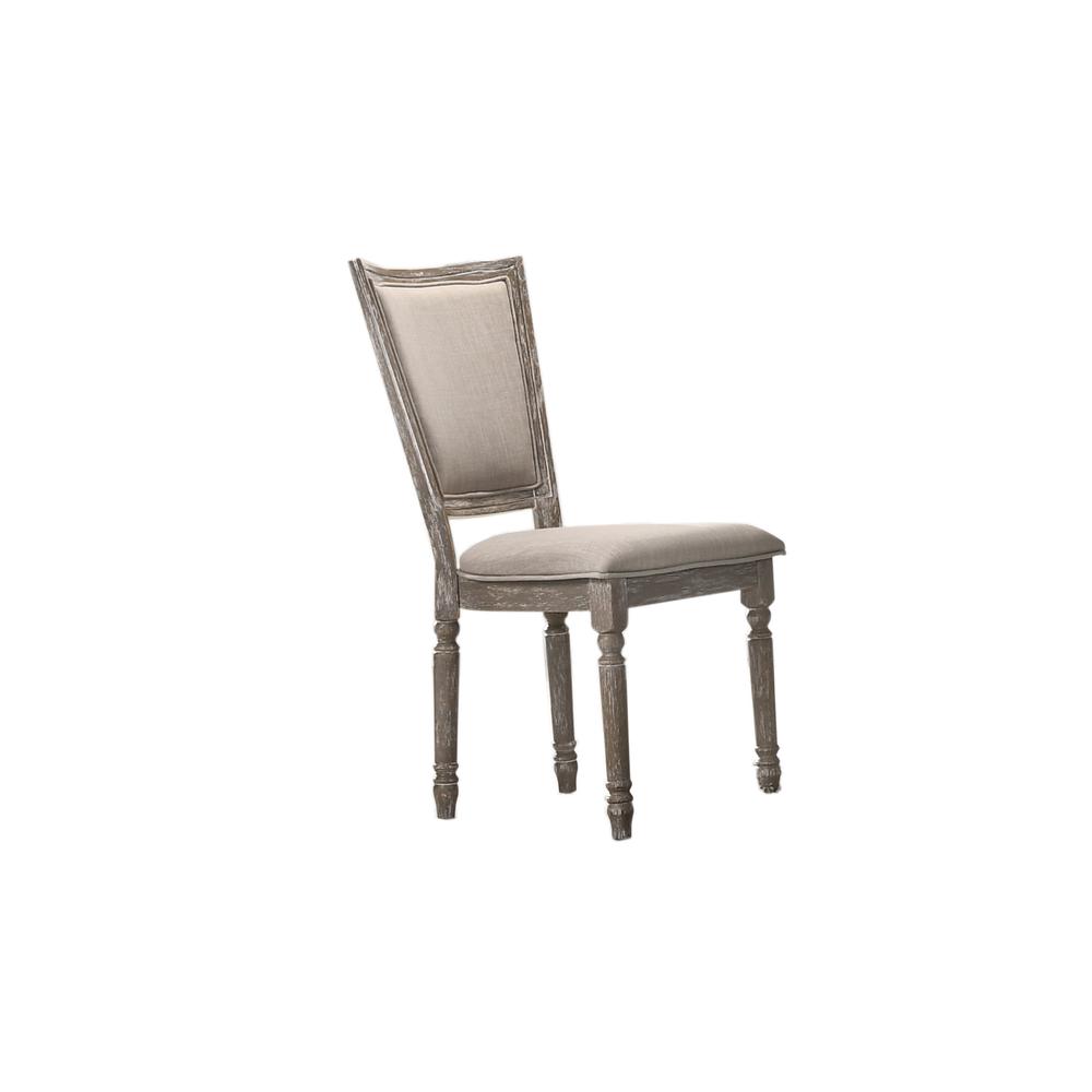 Best Master Furniture Jessica 20" Wood Dining Chair in Gray (Set of 2). Picture 1