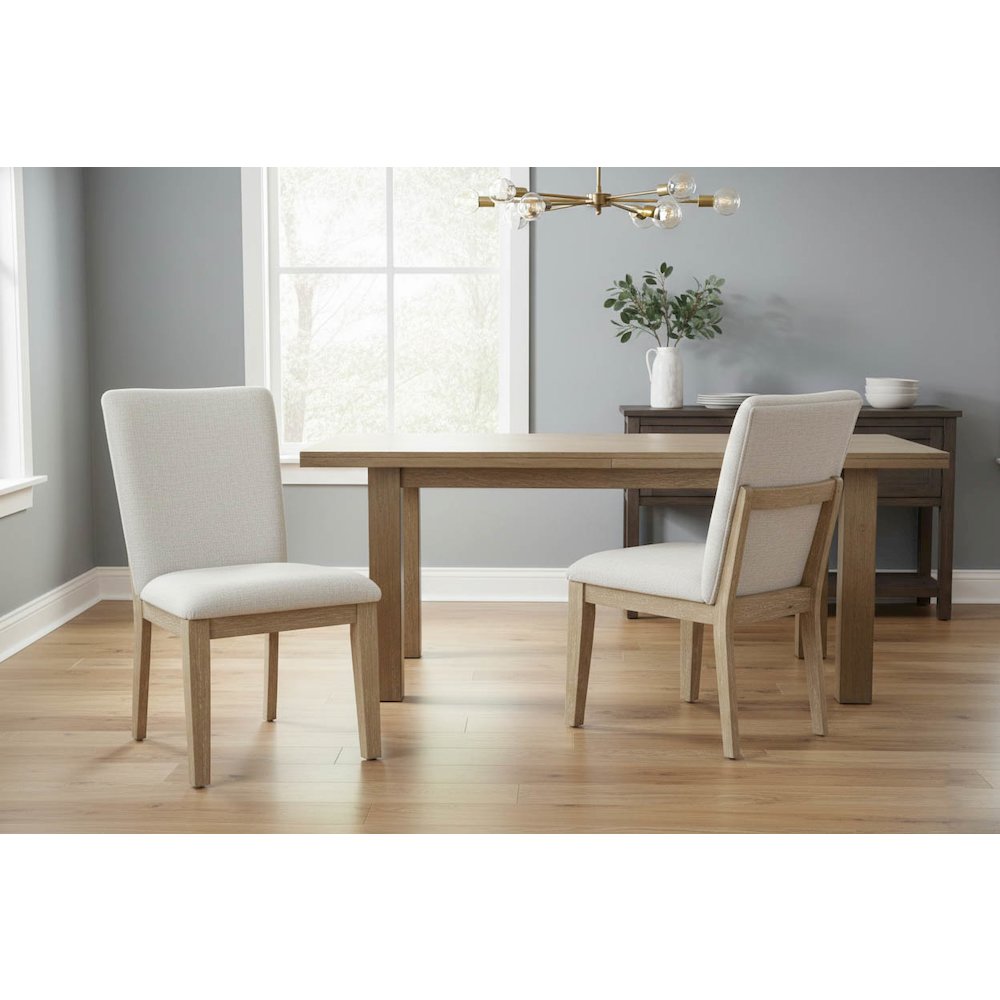 4" High Modern Upholstered Dining Chair Mid Century Home Kitchen Side Seating. Picture 2