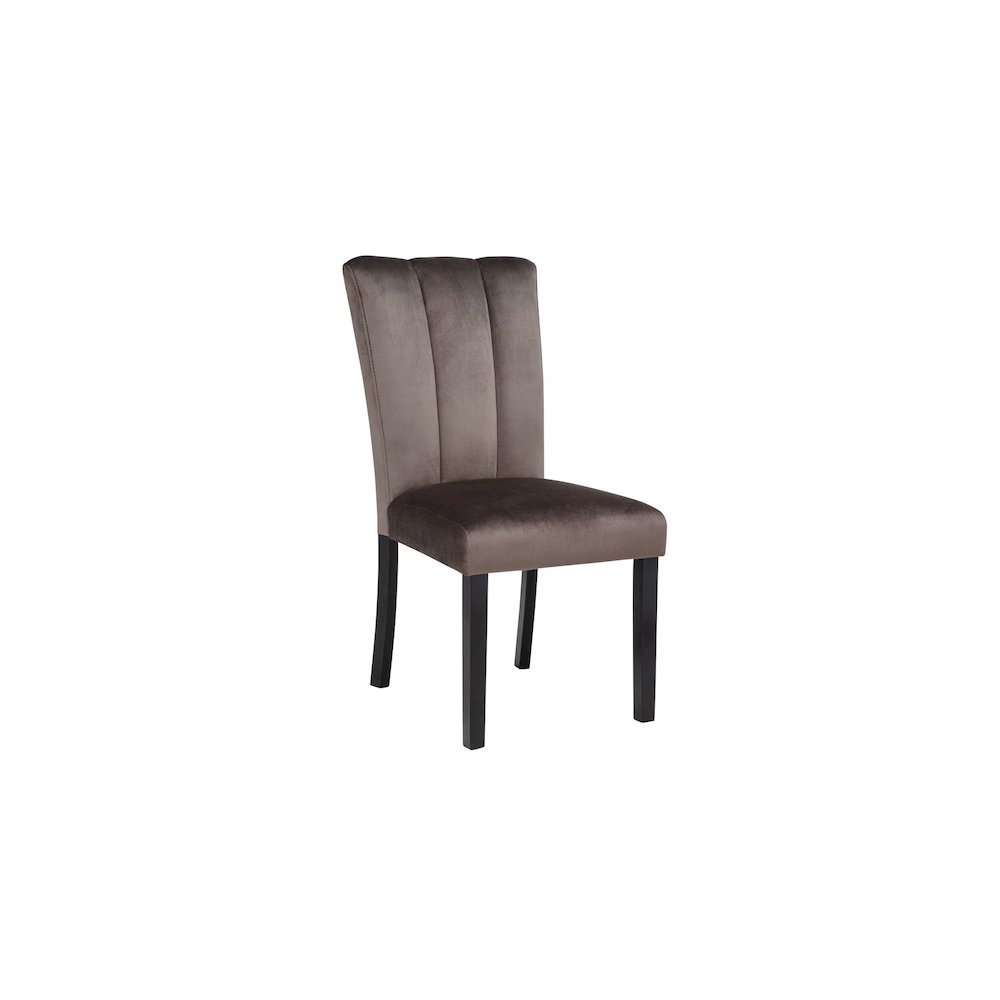 Sheridan Velvet Dining Chairs, Set of 2, Cedar Brown. Picture 2