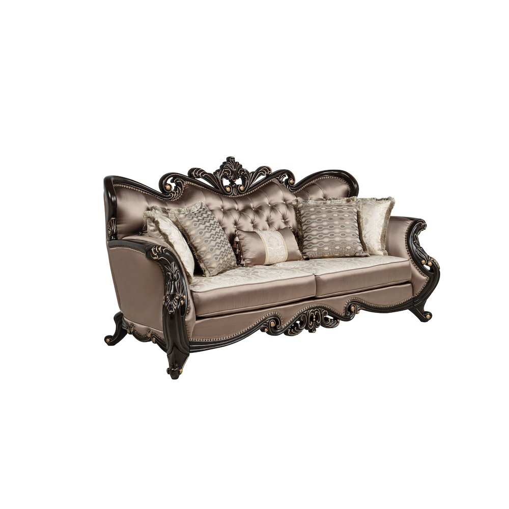 Tlerra Traditional Sofa, Desert Sand. Picture 1