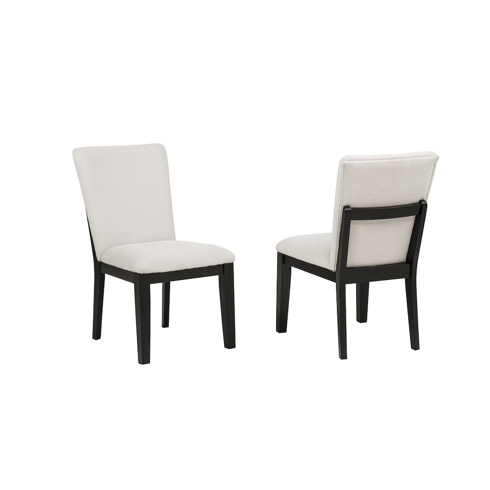 34" High Modern Upholstered Dining Chair Mid Century Home Kitchen Side Seating. Picture 1