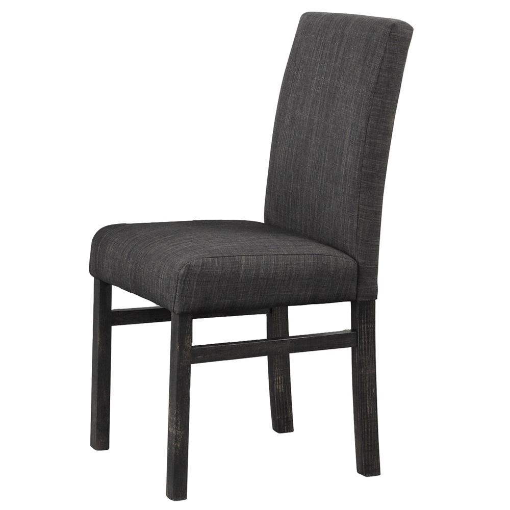 Vitalita 5-piece Black Charcoal Rectangular Dinette Set. Picture 6