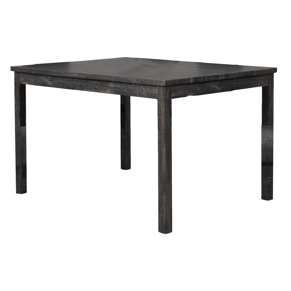 Vitaliya 46" Black Charcoal Rectangular Dinette Table. Picture 2