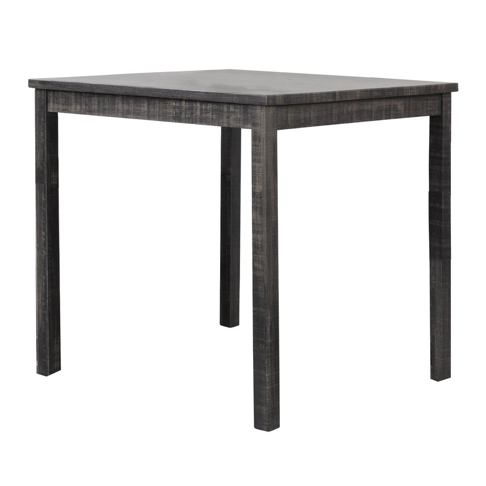 Vitaliya 46" Black Charcoal Rectangular Dinette Table. Picture 1